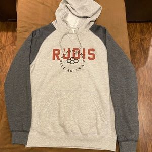 RUDIS Wrestling A Way of Life - Sweatshirt - Medium - Gray & Navy - NWOT HOT BUY